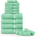 LANE LINEN Luxury Bath Towel Set of 12 – 100% Mercerized Cotton, 4 Bath Towels by LaneLinen