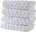 Turkish Cotton Ultra-Soft Plush Absorbent Quick Dry Bathroom Towel Set by BagnoMilanoLuxurySoftness