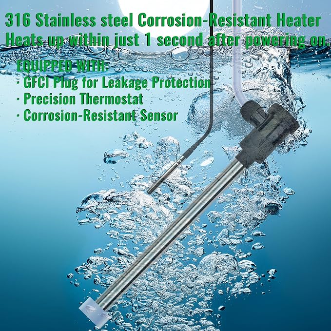 2000W Immersion Water Heater for Bathtub & Above Ground Pool – Portable Fully - Image 2