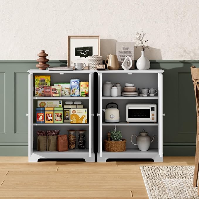 ChooChoo Bathroom Floor Cabinet, Modern Bathroom Storage Cabinet - Image 6