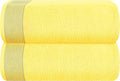 Belizzi Home Cotton 2 Pack Oversized Bath Sheet 35 x 70, Large Bath Sheet by Unknown