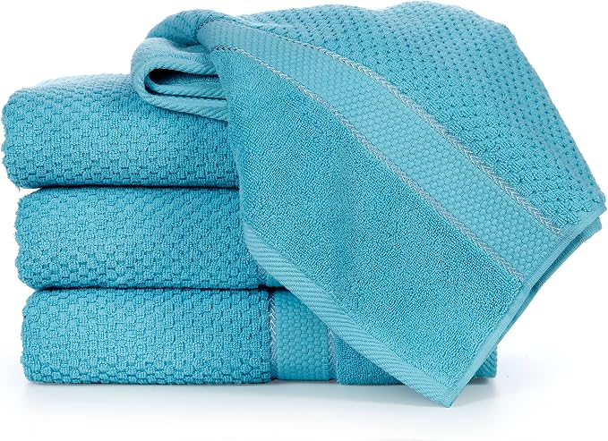 Ample Decor Sky Blue Bath Towels - Image 6