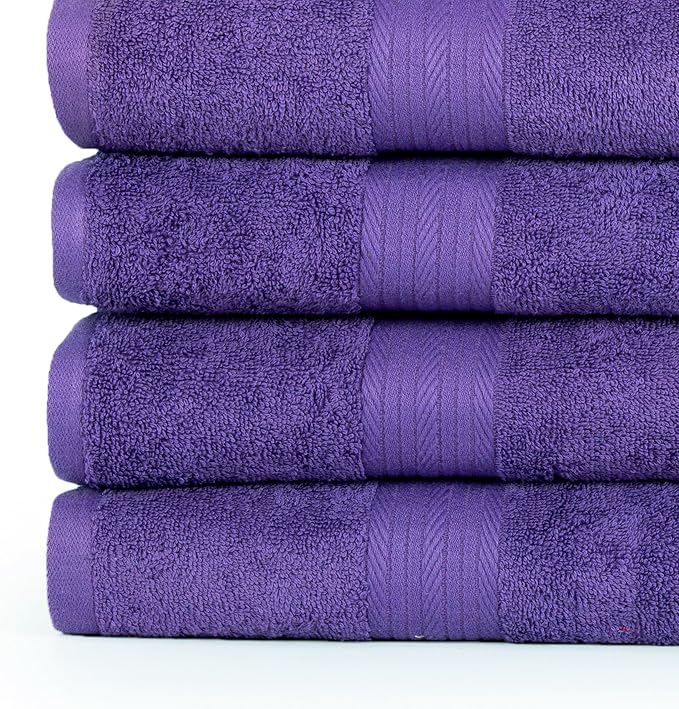 Ample Decor Bathroom Towel Set of 18-4 Hand Towel, 4 Bath Towel, 10 Wash Cloths - Image 4