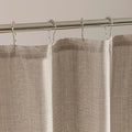 SLEEP ZONE Beige Shower Curtain Waterproof Curtains by SLEEPZONELIFE