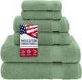 American Veteran Towel, 100% Cotton Turkish 6 Piece Towel Set, Luxury Towels by American+Veteran+Towel
