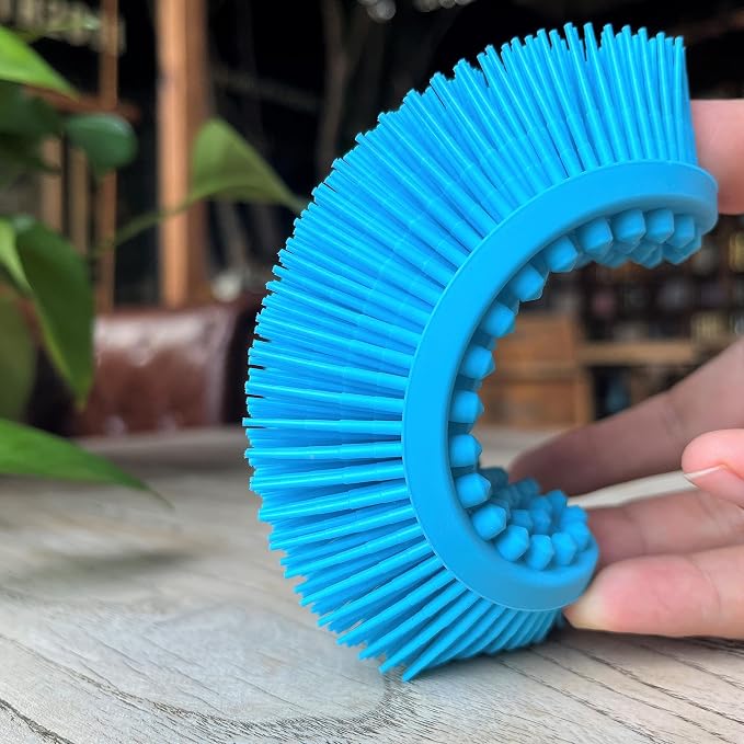 Premium Sensory Brush for Kids or Autism, Soft Silicone Body Scrubber, 2 in 1 - Image 5