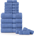 LANE LINEN Premium Bath Towel Set of 12 – 100% Cotton, 4 Bath, 4 Hand Towels & by LaneLinen