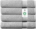 Delara Organic Cotton Luxuriously Plush Bath Sheet Pack of 4 | GOTS & OEKO-TEX by Delara