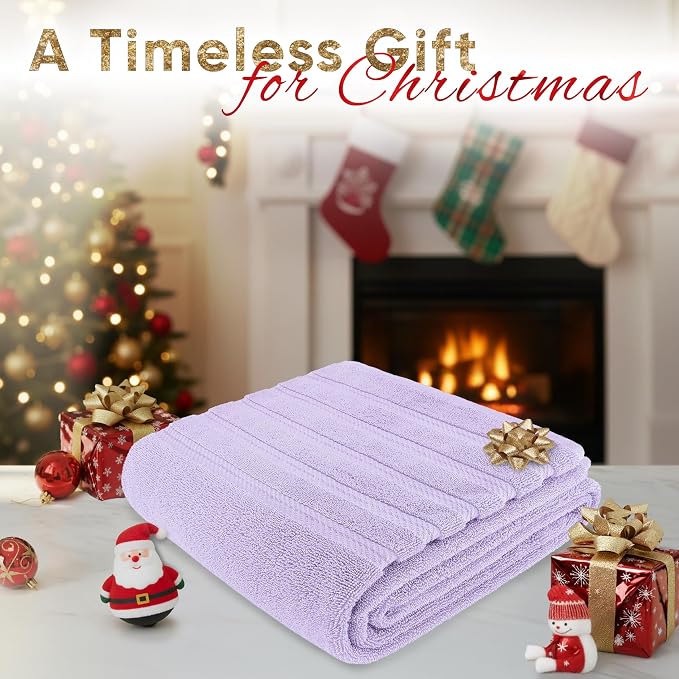 American Soft Linen 35x70 Jumbo Large Bath Towels, 600 GSM 100% Cotton Turkish - Image 2