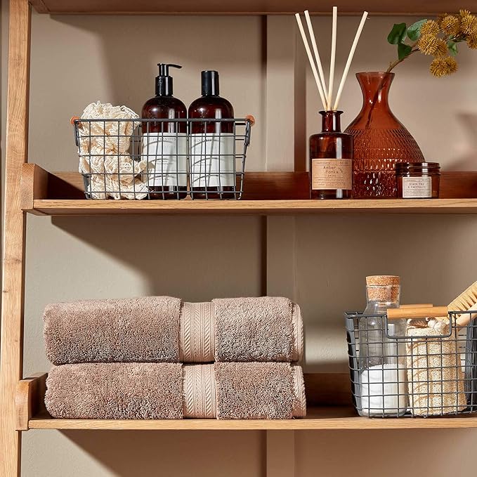 Christy Renaissance 4 Piece Brown Towel Set | 100% Egyptian Cotton | Luxury - Image 2