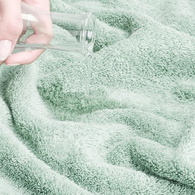 Cotton Paradise 6 Piece Towel Set, 100% Cotton Soft Absorbent Turkish Towels - Image 7