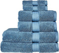 Christy Renaissance 6 Piece Towel Set | Denim Blue | 100% Egyptian Cotton | by Christy