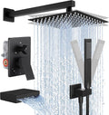 KES Shower System with Tub Spout, Matte Black Shower Faucet Set Complete 10 by KES