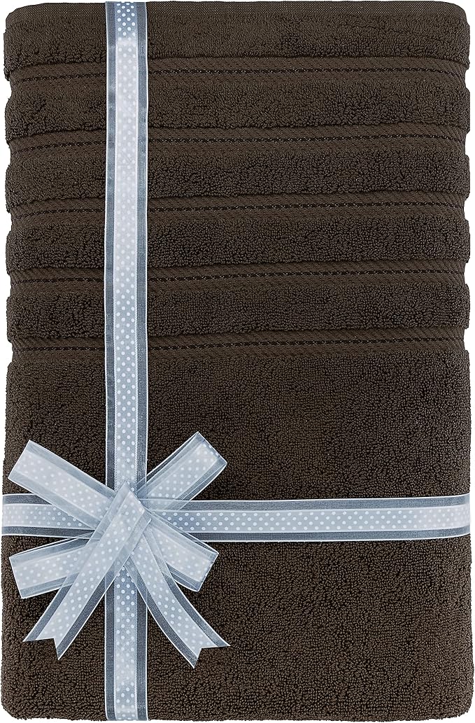 American Soft Linen 35x70 Jumbo Large Bath Towels, 600 GSM 100% Cotton Turkish - Image 4