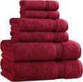 Superior Egyptian Cotton 6-Piece Towel Set, Bathroom Essentials, Towels by SUPERIOR