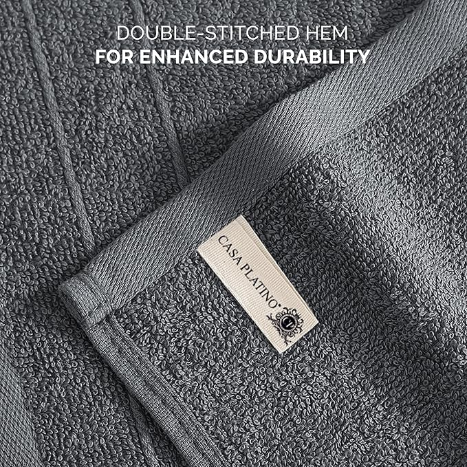 Casa Platino Wash Cloths Set of 12- Spa & Salon Quality - Image 6