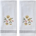 SKL Home by Saturday Knight Ltd. Tossed Flowers Hand Towel by SKLHomebySaturdayKnightLtd