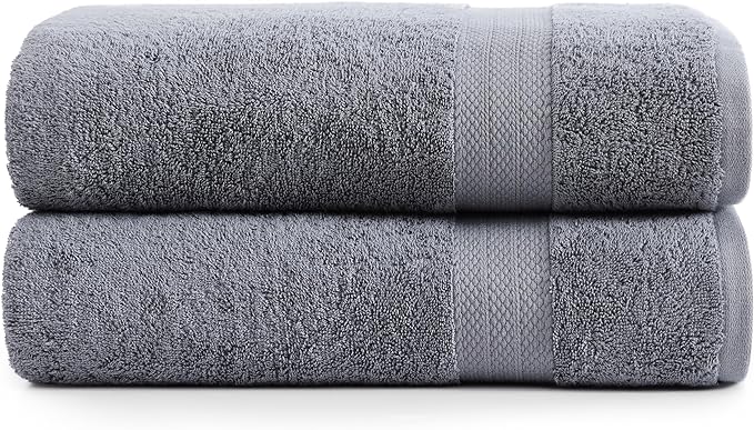 LANE LINEN Jumbo Size Bath Sheets 2 Piece, 35 by 66 Inch by LaneLinen