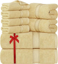 Utopia Towels 8-Piece Premium Towel Set, 2 Bath Towels, 2 Hand Towels, and 4 by UTOPIATOWELS