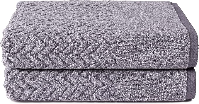 Texere 100% Organic Cotton Jacquard 650 GSM Premium Bath Towel Sets by TexereSilk