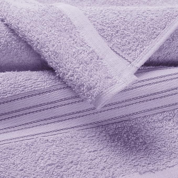 BOUTIQUO Ultra Soft Cotton 6 -Piece Hand Towel Set 16x24 Inch, Spa & General - Image 2