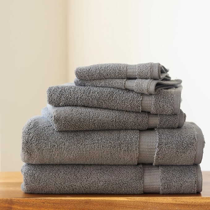 SALBAKOS 100% Turkish Cotton 6-Piece Towel Set | Heirloom Quality Hotel & Spa - Image 2