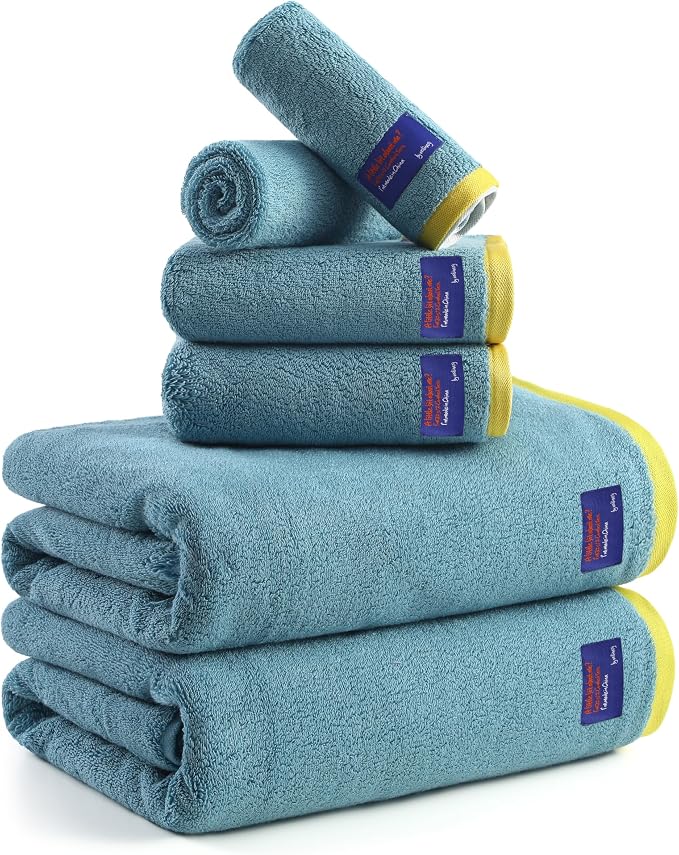 REDKISS 6 Pack Cotton Towel Set by REDKISSOnline