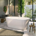 64" Acrylic Free Standing Tub, Stand Alone Tub, Freestanding Bathtub, Soaking by YinzanwBathtub