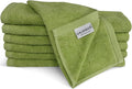 SALBAKOS 100% Turkish Cotton Washcloth Set of 12 13x13 inch | Heirloom Quality by SALBAKOS