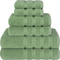 American Soft Linen Luxury 6 Piece Towel Set, 2 Bath Towels 2 Hand Towel 2 by AmericanSoftLinen