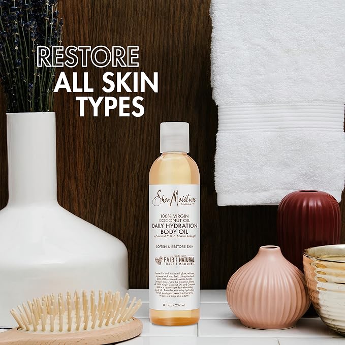 SheaMoisture Daily Hydration Body Oil Virgin Coconut Oil - Image 3