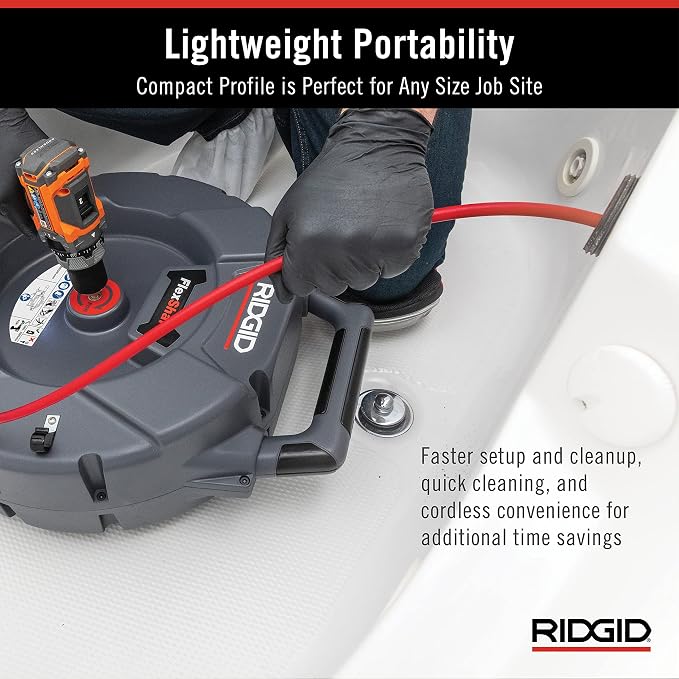 RIDGID 64273 Model K9-204 FlexShaft Drain Cleaning Machine Kit - Image 3