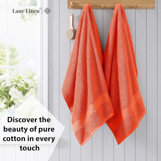 LANE LINEN 4 Pack Bath Towels - Image 3