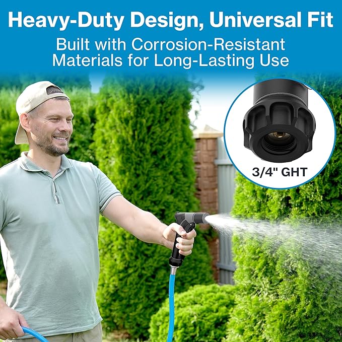 Aquor Utility Spray Nozzle – Heavy-Duty Garden Hose Nozzle - Image 5