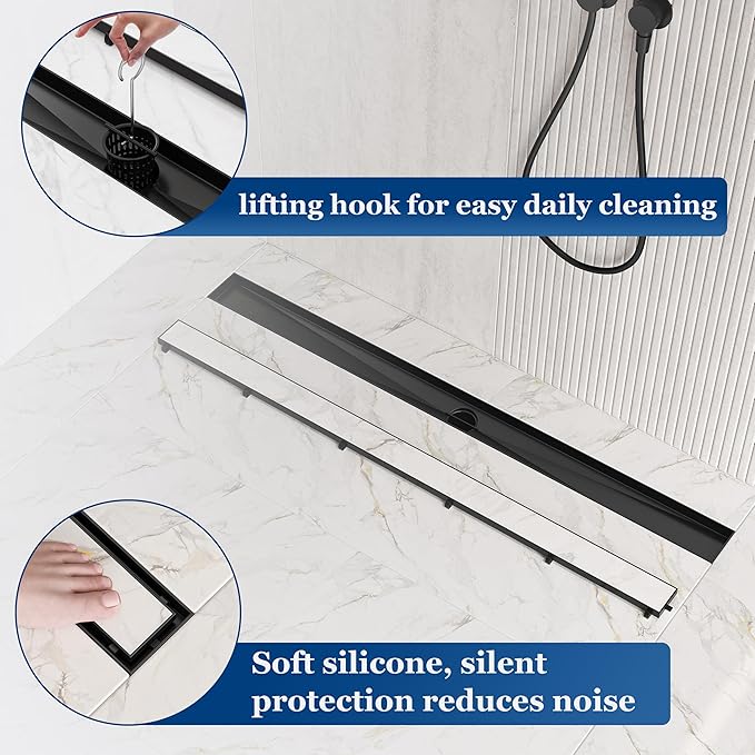 Neodrain 48-Inch Linear Shower Drain - Image 7
