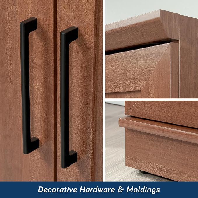 Sauder HomePlus Storage Cabinet/ Pantry cabinets, Sienna Oak finish - Image 7