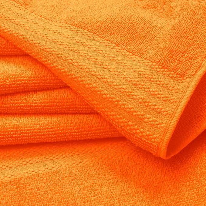 GLAMBURG Ultra Soft 12-Piece Washcloths Set 13x13-100% Ringspun Cotton - Image 2