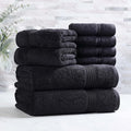 Superior Egyptian Cotton 8-Piece Towel Set, Guest Bath Decor Essentials by SUPERIOR