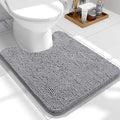 OLANLY Toilet Rugs U-Shaped 24x20, Extra Soft Absorbent Chenille Contour by OLANLY