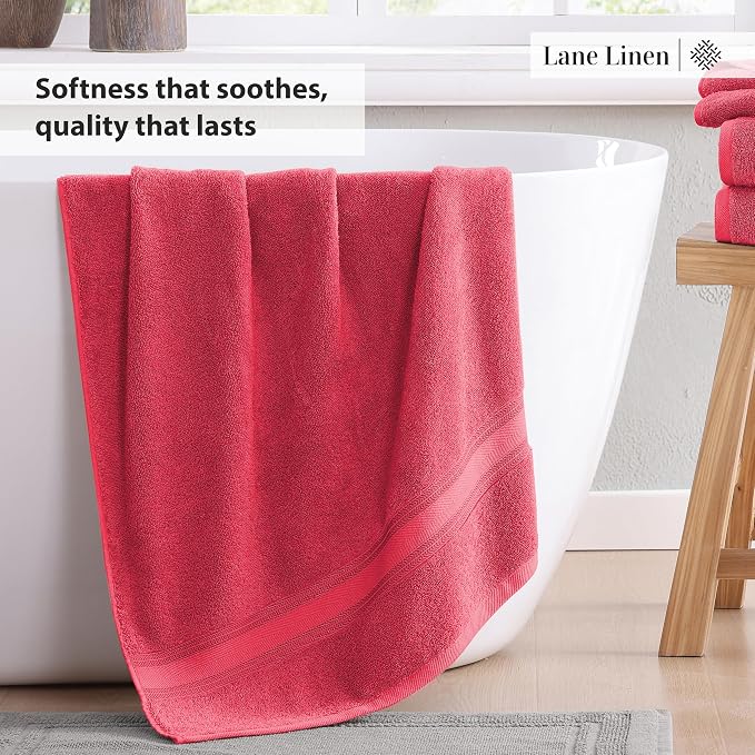 LANE LINEN Luxury 6-Piece Bath Towel Set - Image 4