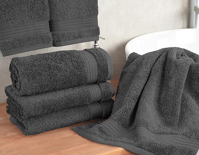Cotton Paradise Hand Towels for Bathroom, 100% Cotton Turkish 4 Piece Hand - Image 3