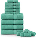 LANE LINEN Towels for Bathroom – 12 Pack, 100% Cotton, Zero Twist, 4 Bath by LaneLinen