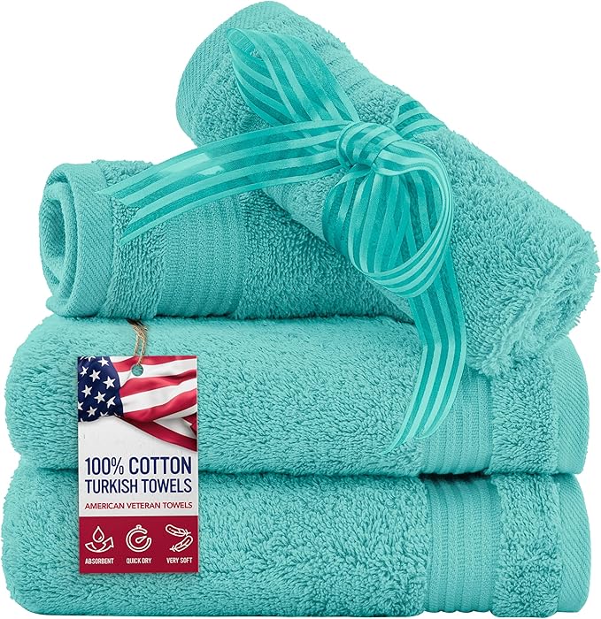 American Veteran Towel, 100% Cotton Turkish Washcloths by American+Veteran+Towel