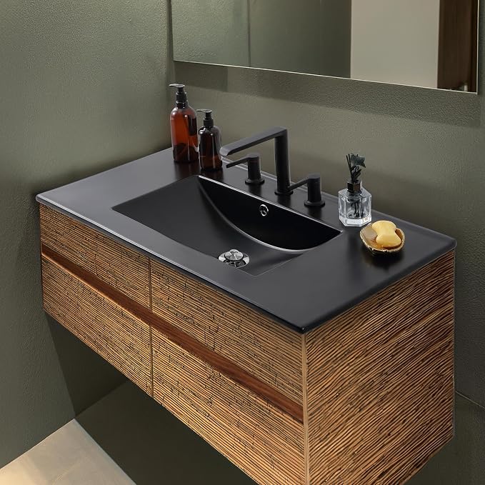 JONATHAN Y SNK1003B Ancillary 3-Hole 36 in. W x 18.25 in. D Classic - Image 2