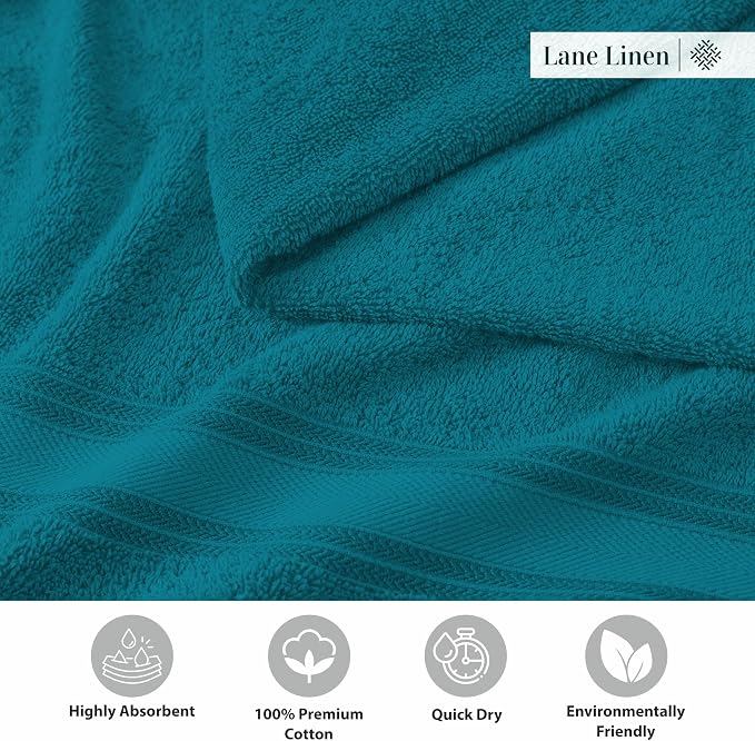 LANE LINEN Luxury 6-Piece Bath Towel Set - Image 7