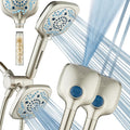 6-way High Pressure 82 Spray Mode Filtered Showerhead Combo by HotelSpa