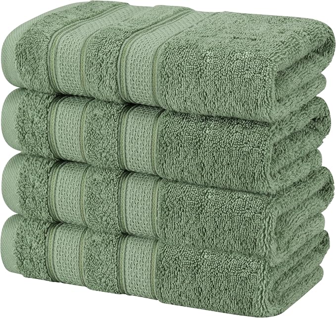 American Soft Linen Salem 100% Cotton Turkish 4 Piece Hand Towels - Image 5