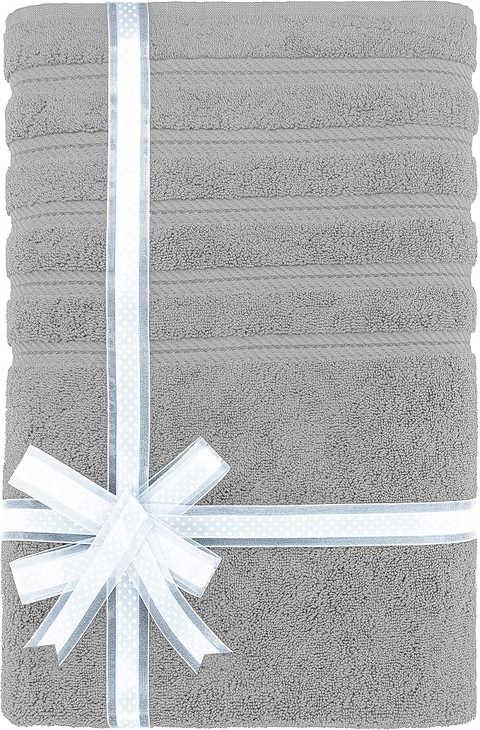 American Soft Linen 35x70 Jumbo Large Bath Towels, 600 GSM 100% Cotton Turkish - Image 4
