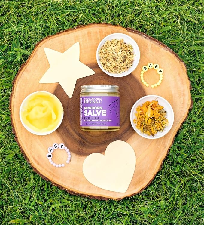 Ora's amazing Herbal, Newborn Salve, Diaper Rash Cream, Calendula Baby Balm - Image 7