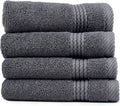 EastNBlue Lara 100% Turkish Cotton Washcloths 4 Pack, Extra Soft & Absorbent by EastNBlue